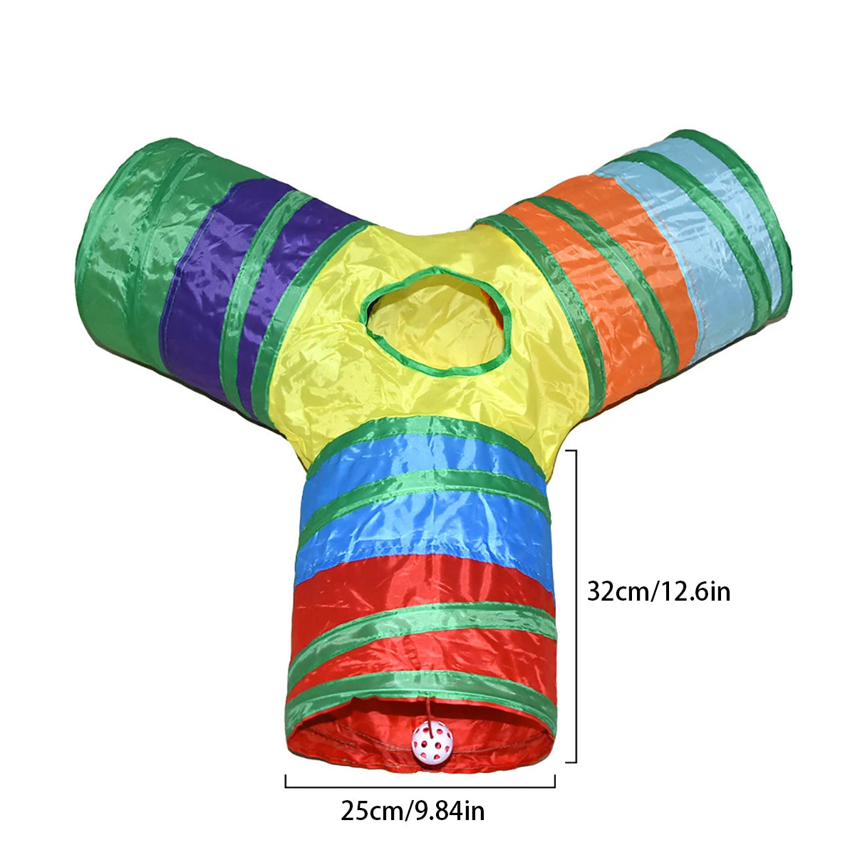 Cat Tunnel Play Toy – Collapsible Pet Tube for Indoor & Outdoor Exercise