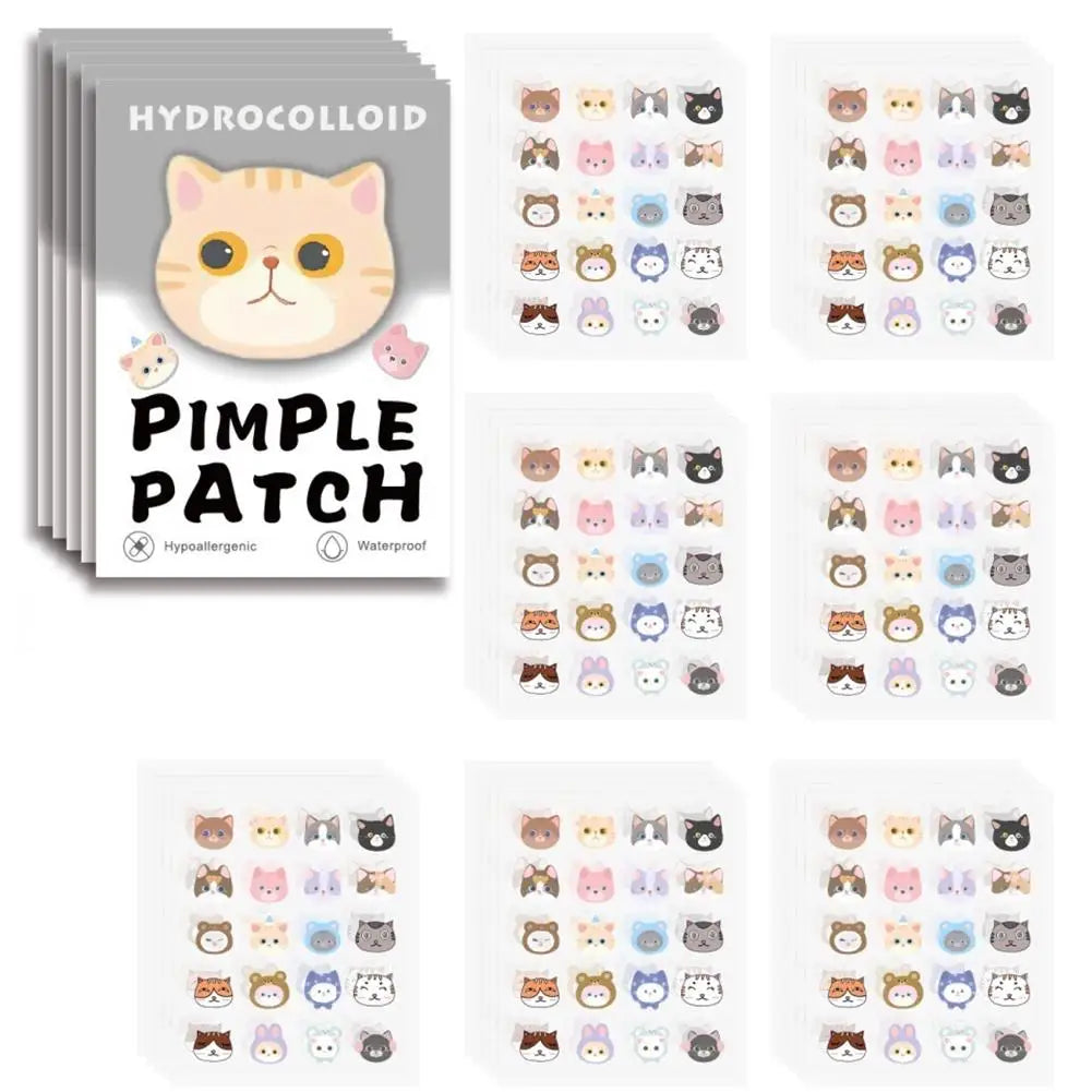 600 Pcs Ance Patches Cute Pimple Patches For Face Salicylic Acid & Tea Tree Cute Cat Pimple Stickers