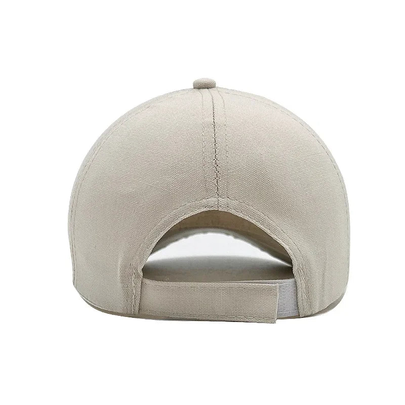 NY Embroidered Baseball Cap - Solid Color Snapback Hat with Sun Protection for Summer