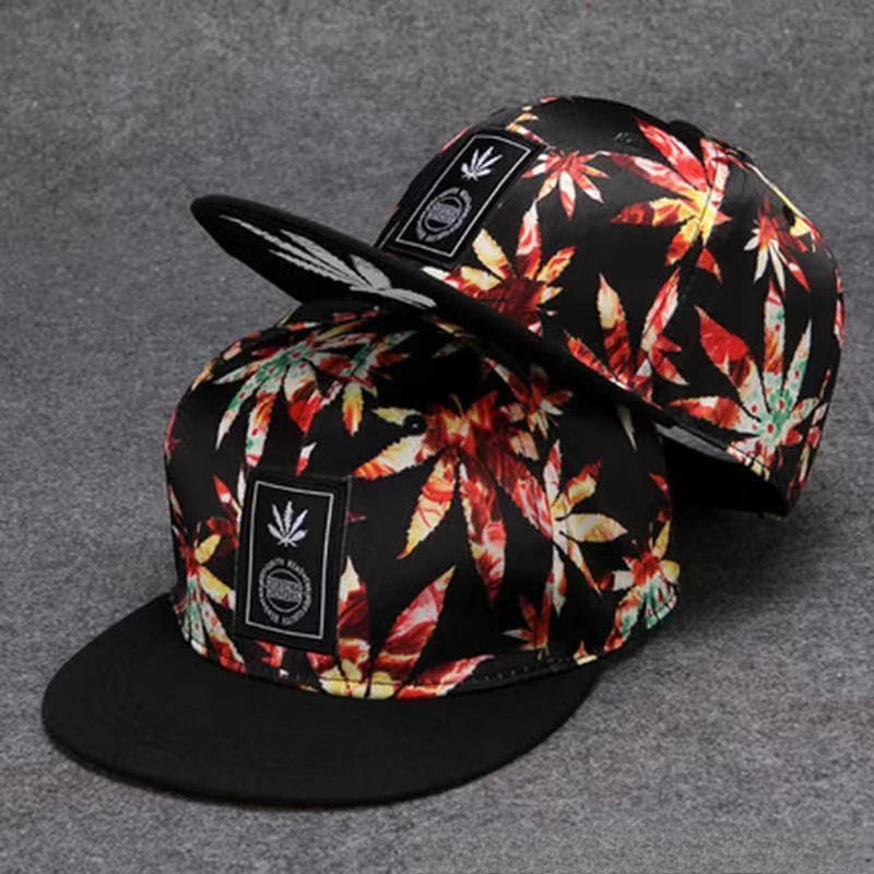 Korean Style Hip-Hop Flat Brim Cap - Unisex Adjustable Baseball Hat with Sun Protection