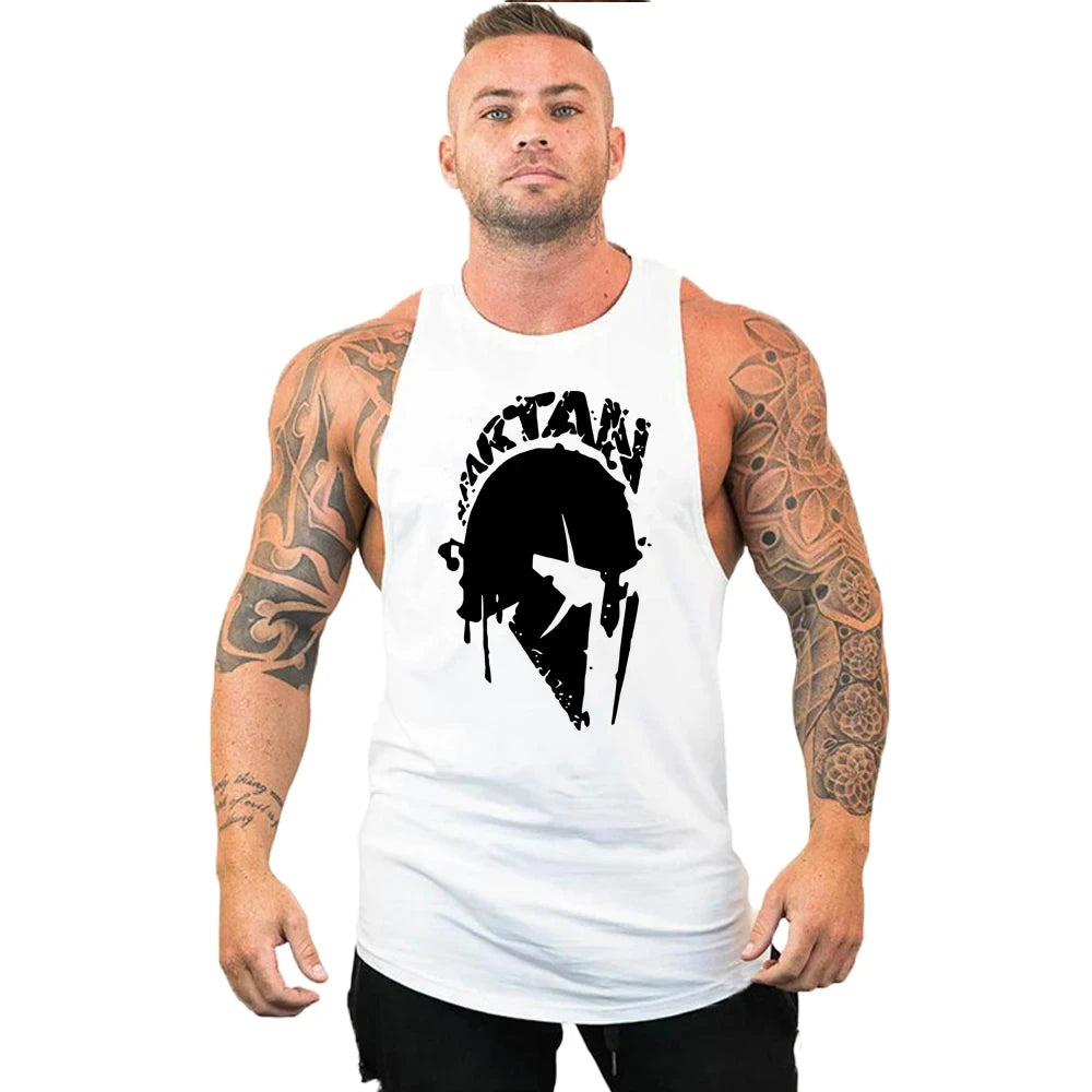 Men's Athletic Tank Top - Sleeveless Gym Workout Vest for Fitness & Training