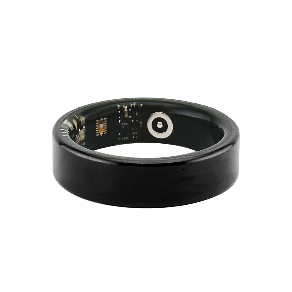 SR08 Smart Ring HR Monitoring, Sleep Analysis Sports Modes Notification Alerts Health Fitness Tracker with Charging Cable