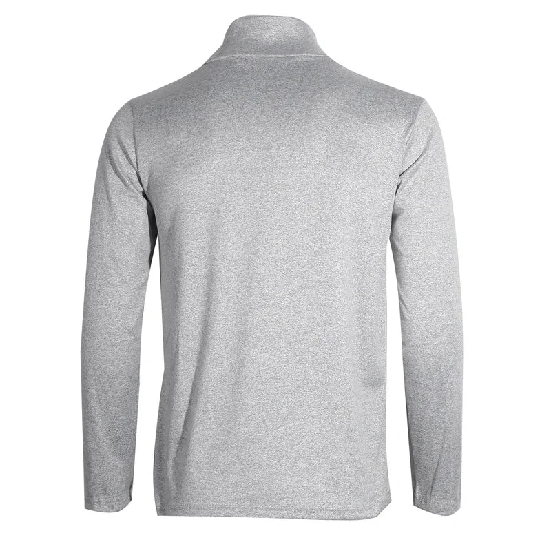 Men's Thermal Underwear Top - High Neck Slim Fit Long Sleeve Base Layer for Winter