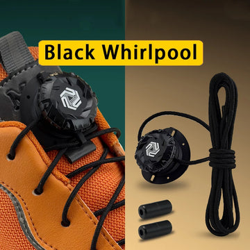 No Tie Shoelaces - Fashion Swivel Buckle Laces for Kids & Adults (1 or 2 Pairs)