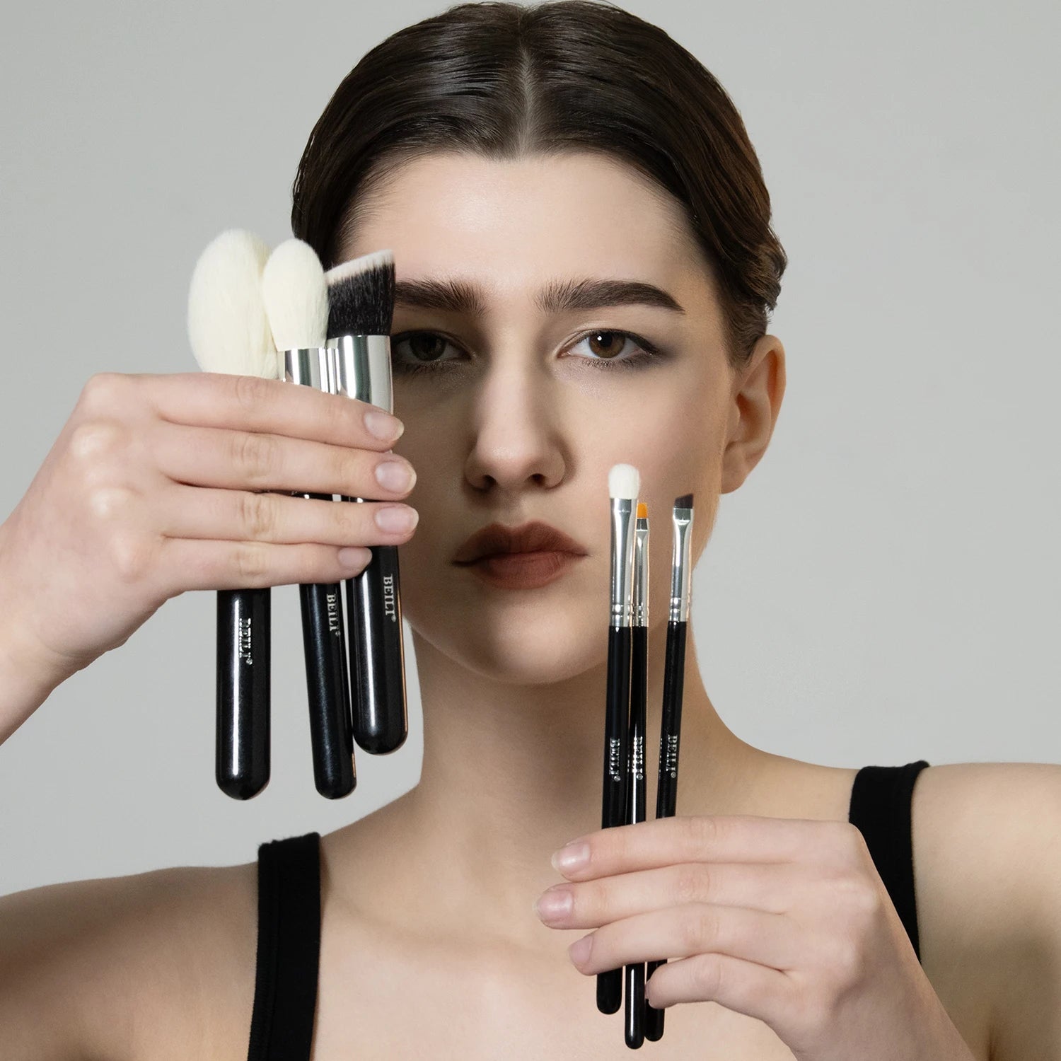 Professional Foundation & Eyeshadow Brush Kit for Makeup