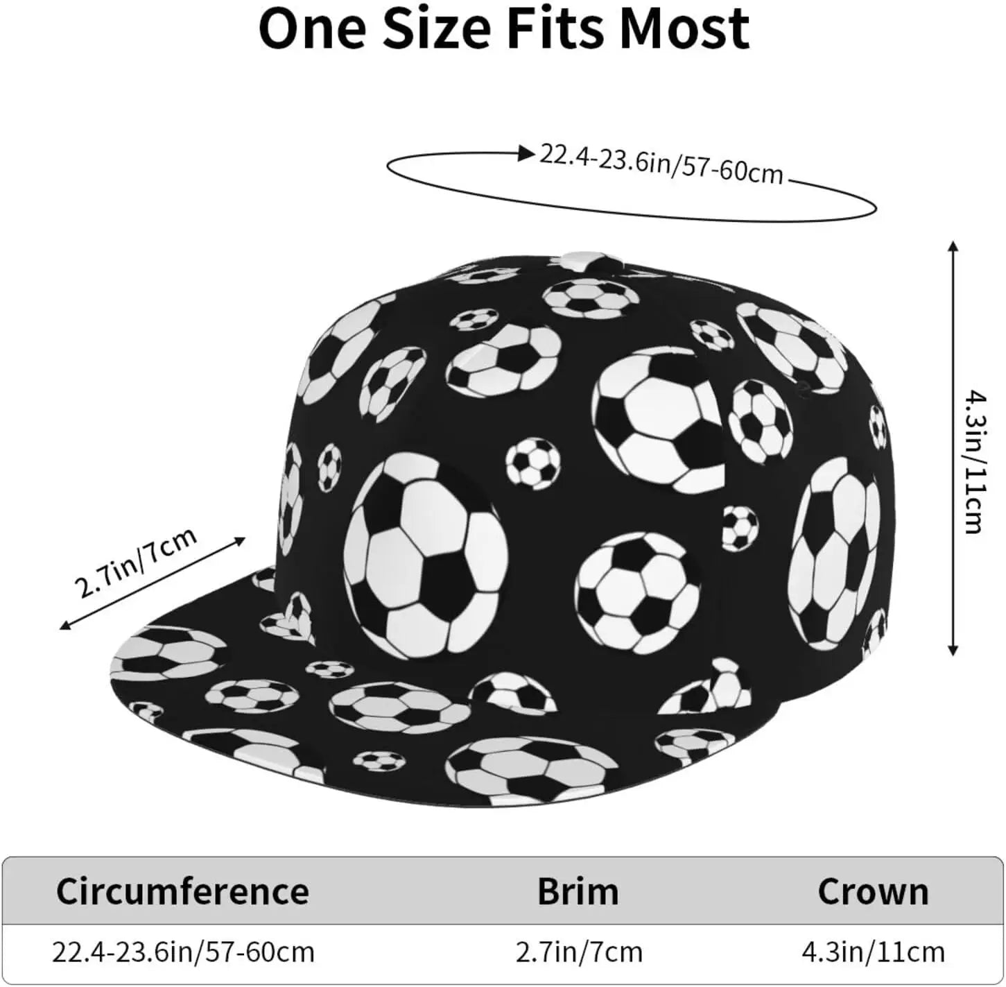 Casual Baseball Cap - Adjustable Snapback Hip-Hop Trucker Hat for Dance & Hiking