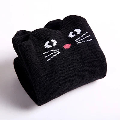 Cute Cartoon Kids Socks Animal Pattern Crew