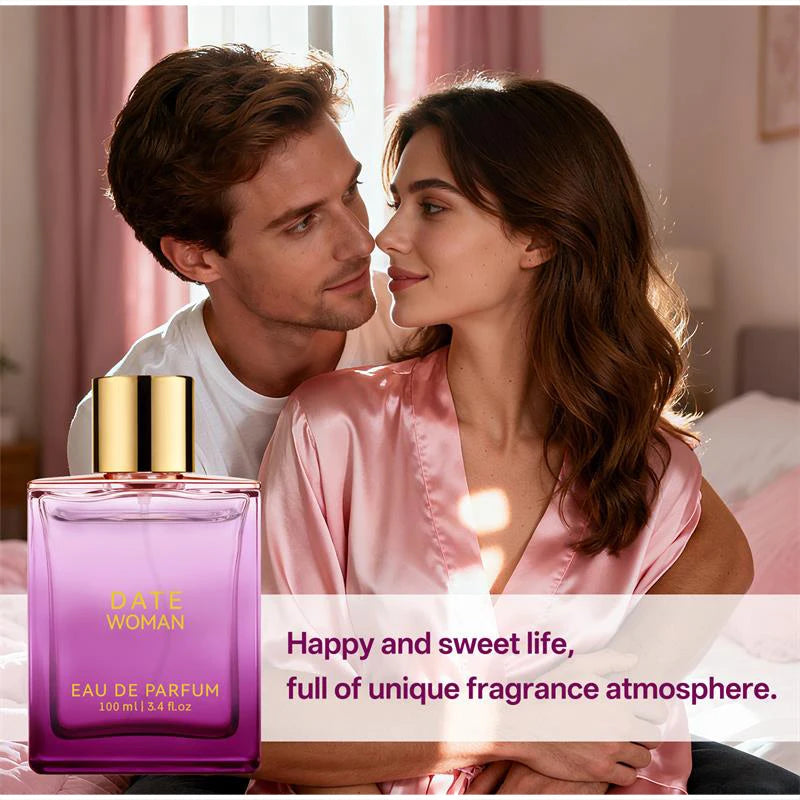 Fresh Sandalwood Vanilla Men's Cologne - Long-Lasting Eau de Parfum for Couples' Dates (50ml/100ml)