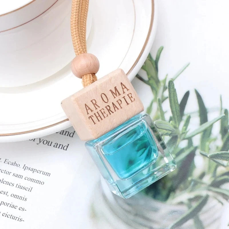 Car Mirror Pendant Air Freshener - Long-Lasting Fragrance Decoration to Eliminate Smoke Odor