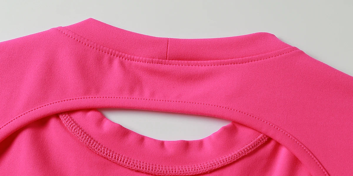 Women's Athletic Crop Top - Quick-Dry Backless Workout Top for Yoga, Gym & Fitness