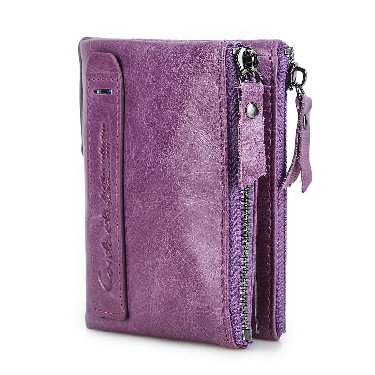 RFID Pop-Up Card Case – Leather Wallet
