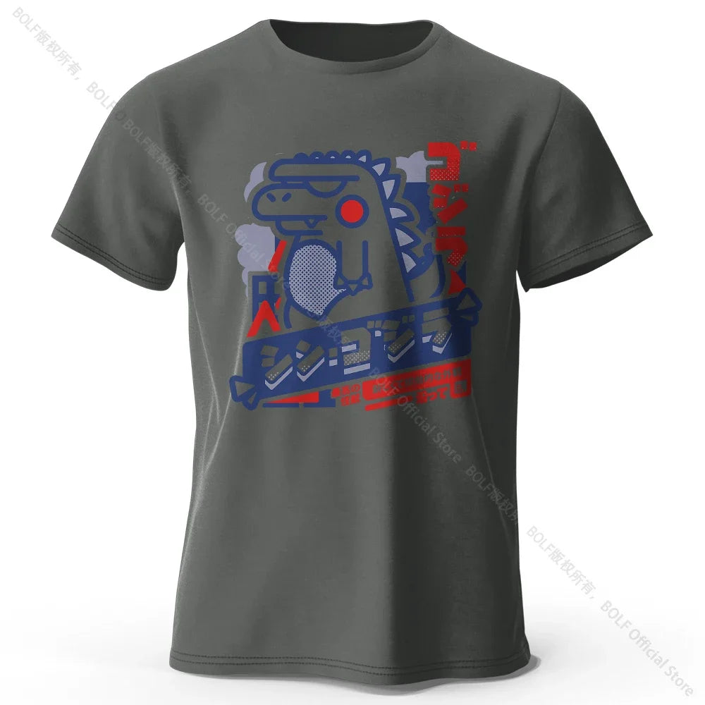 Harajuku Animal Print Cotton T-Shirt Unisex Casual