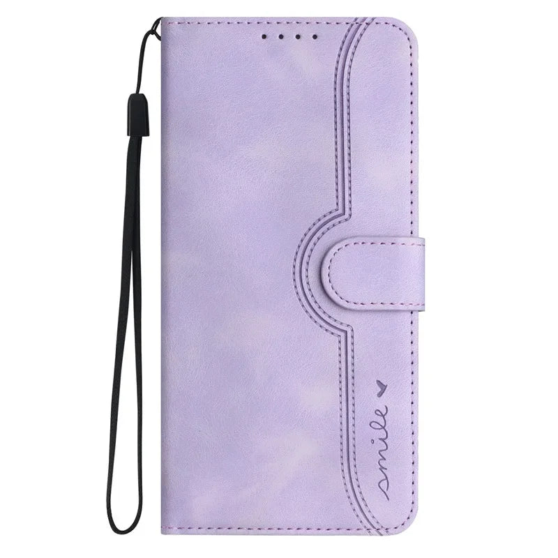 Huawei Wallet Case - Flip Leather Cover with Card Holder & Stand for P Smart, Y Series