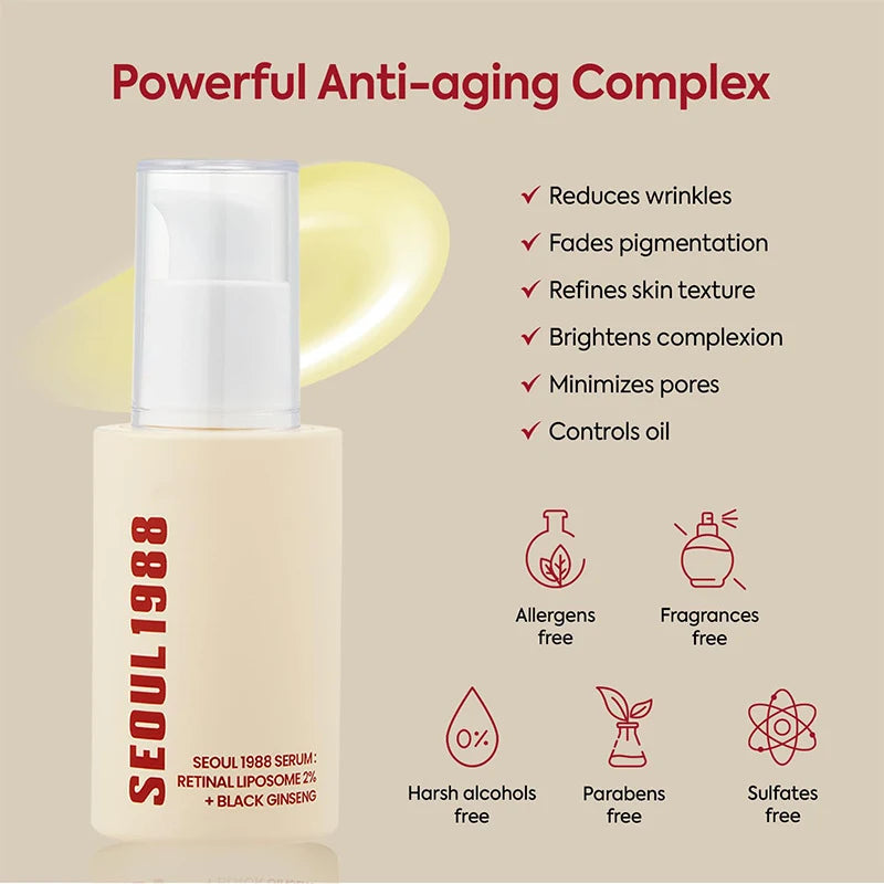 Anti-Aging Black Ginseng Moisturizing Face Ampoule – Hydrating Face Care