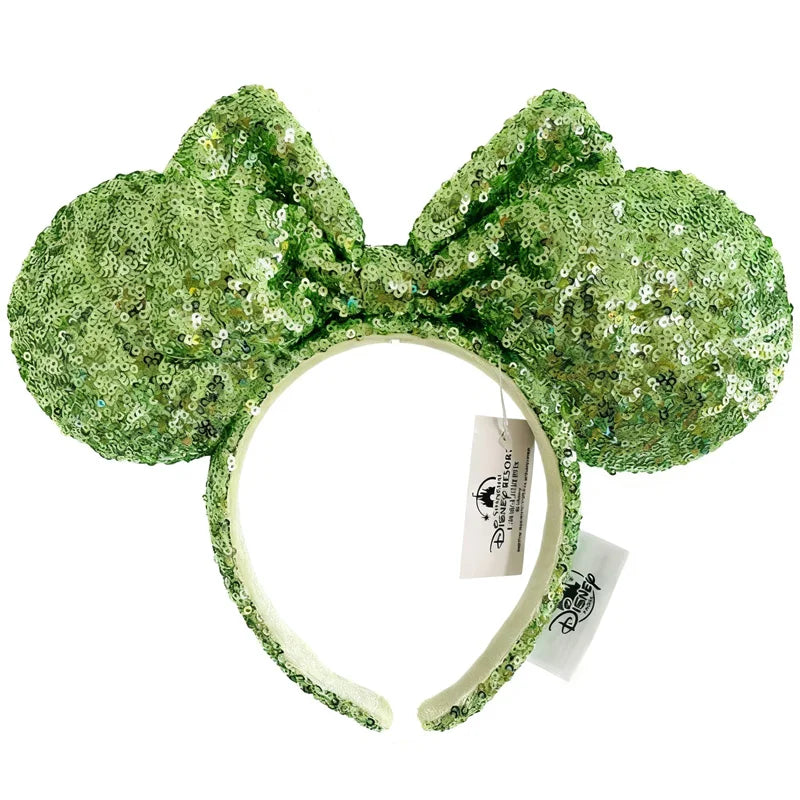 Disney Mickey Ears Headband – Minnie Sequin Party Hairband for Women & Girls