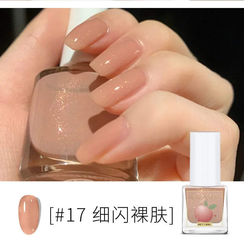 Water-Based Peelable Nail Polish - Fast Drying, Odorless, No UV Lamp Needed