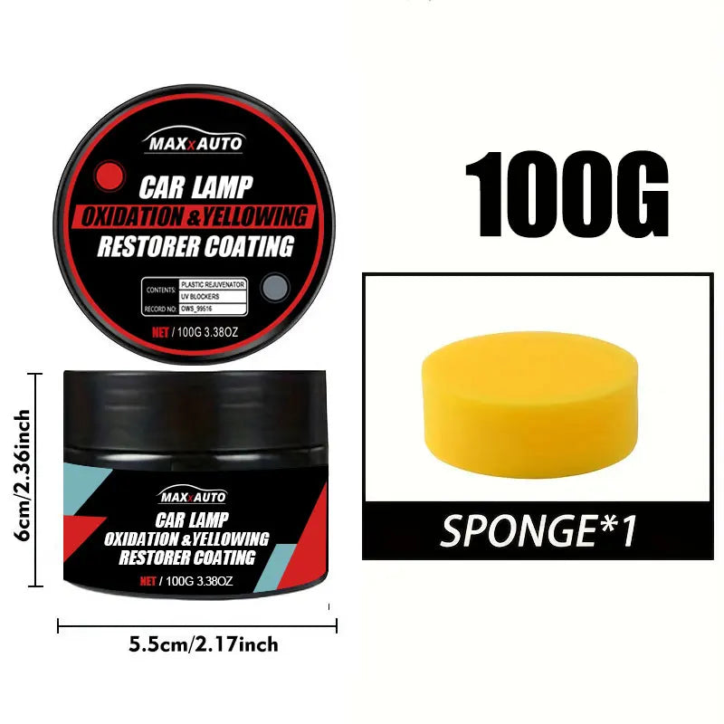 Car Headlight Restoration Kit – Remove Yellowing, Haze & Scratches Fast