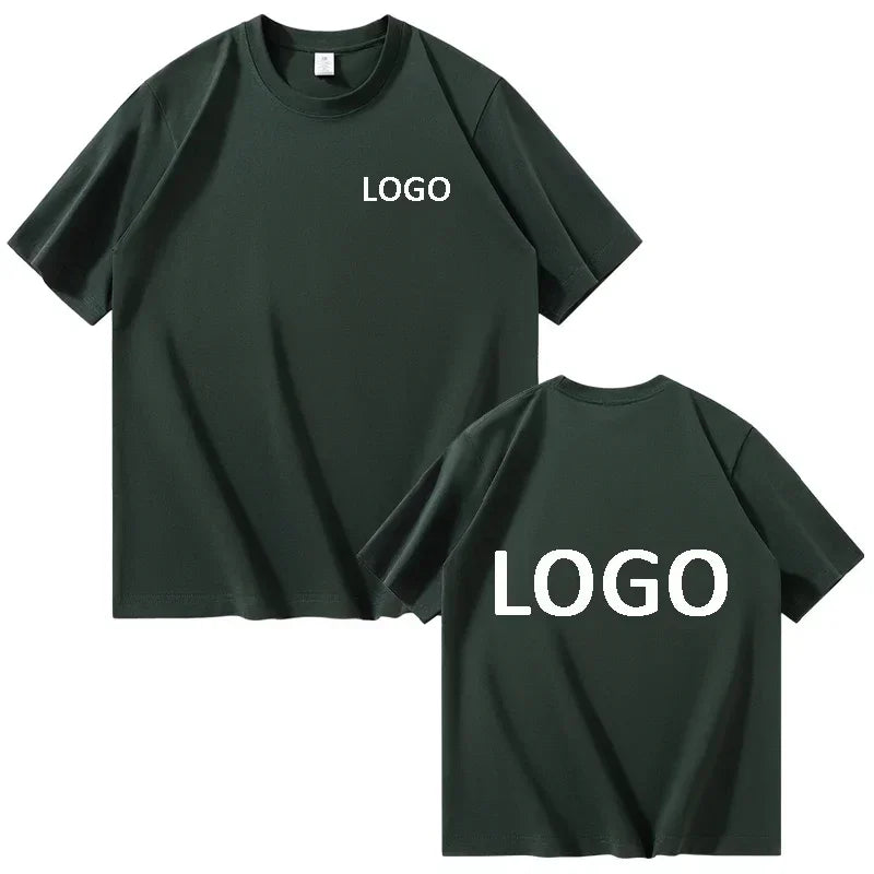 Customized 100% Cotton Printed T-Shirt – Men & Women Short Sleeve Streetwear