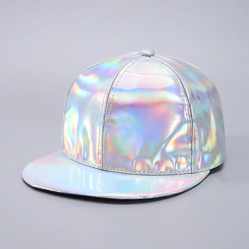 Waterproof PU Baseball Cap - Hip-Hop Rain Hat with Curved Brim for All-Weather Wear