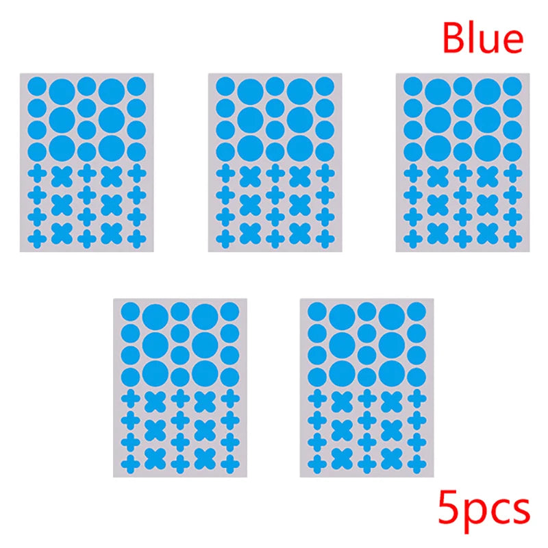 Colorful Cross-Shaped Acne Patches - 180 Pack