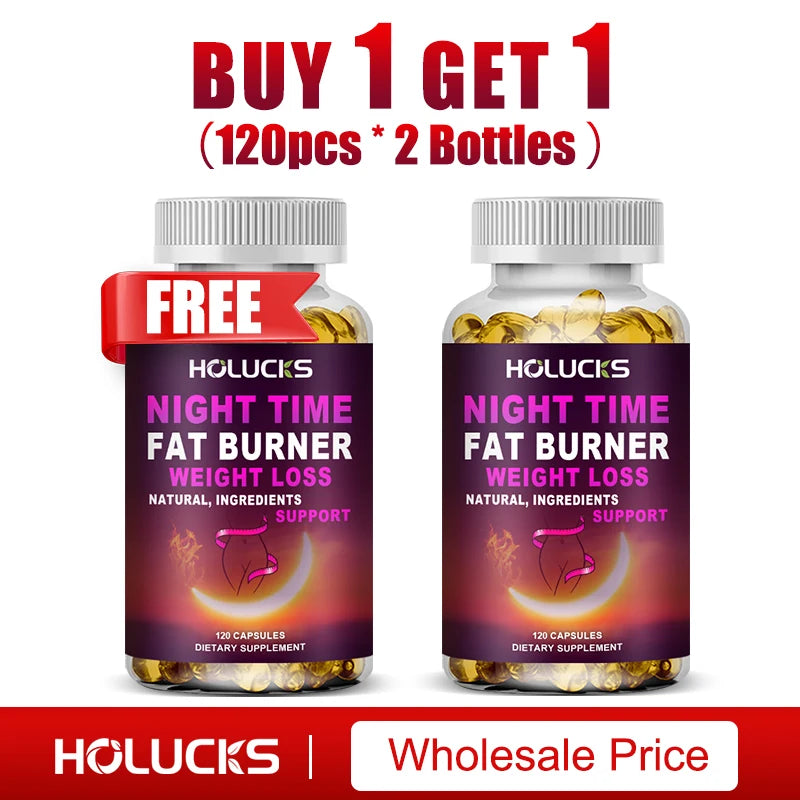 Night Time Fat Burner - Advanced Sleep & Weight Loss Capsules with White Kidney Bean & Garcinia Cambogia