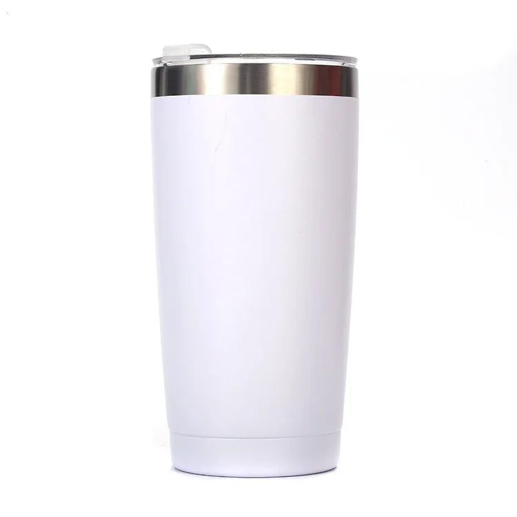 20oz stainless steel car cup, double-layer stainless steel thermos cup, portable car ice-cold cup