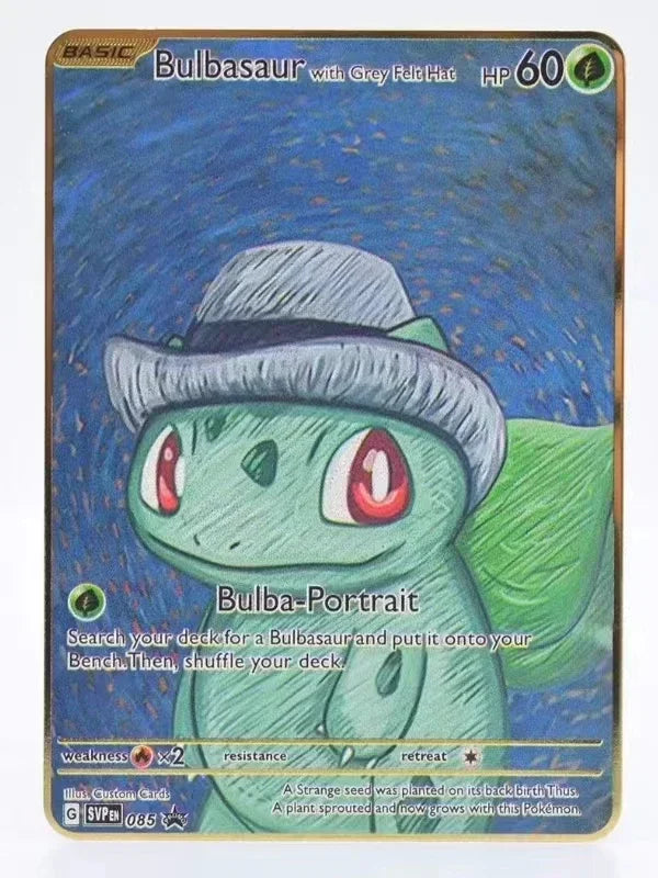 Pokemon Gold Metal Cards – 22 Styles Mewtwo, Pikachu GX & Charizard VMAX Set
