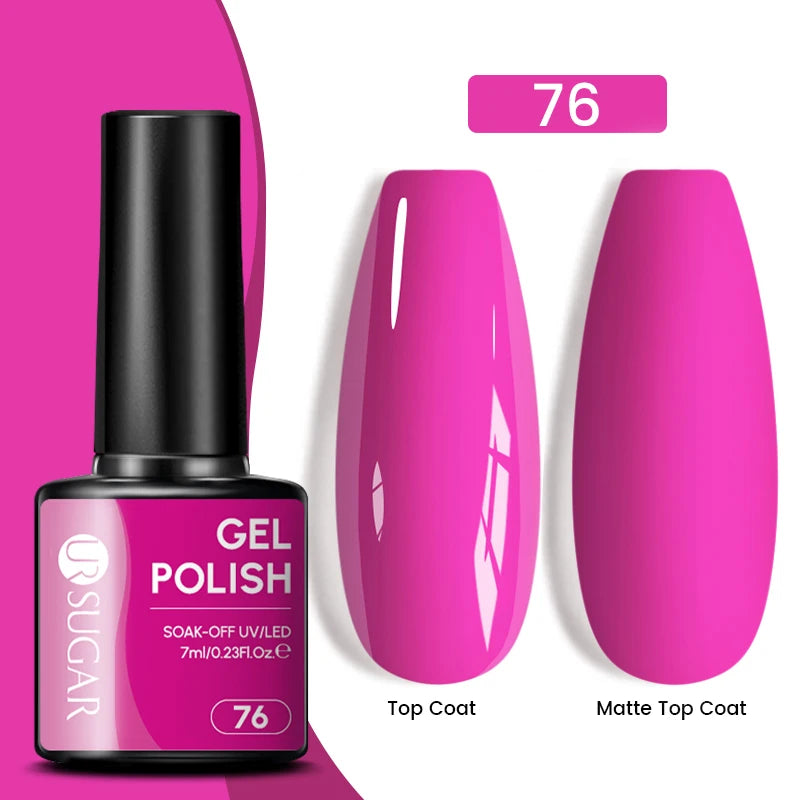Dark Red Gel Nail Polish – Soak-Off LED/UV Gel Varnish for Salon & Home Use