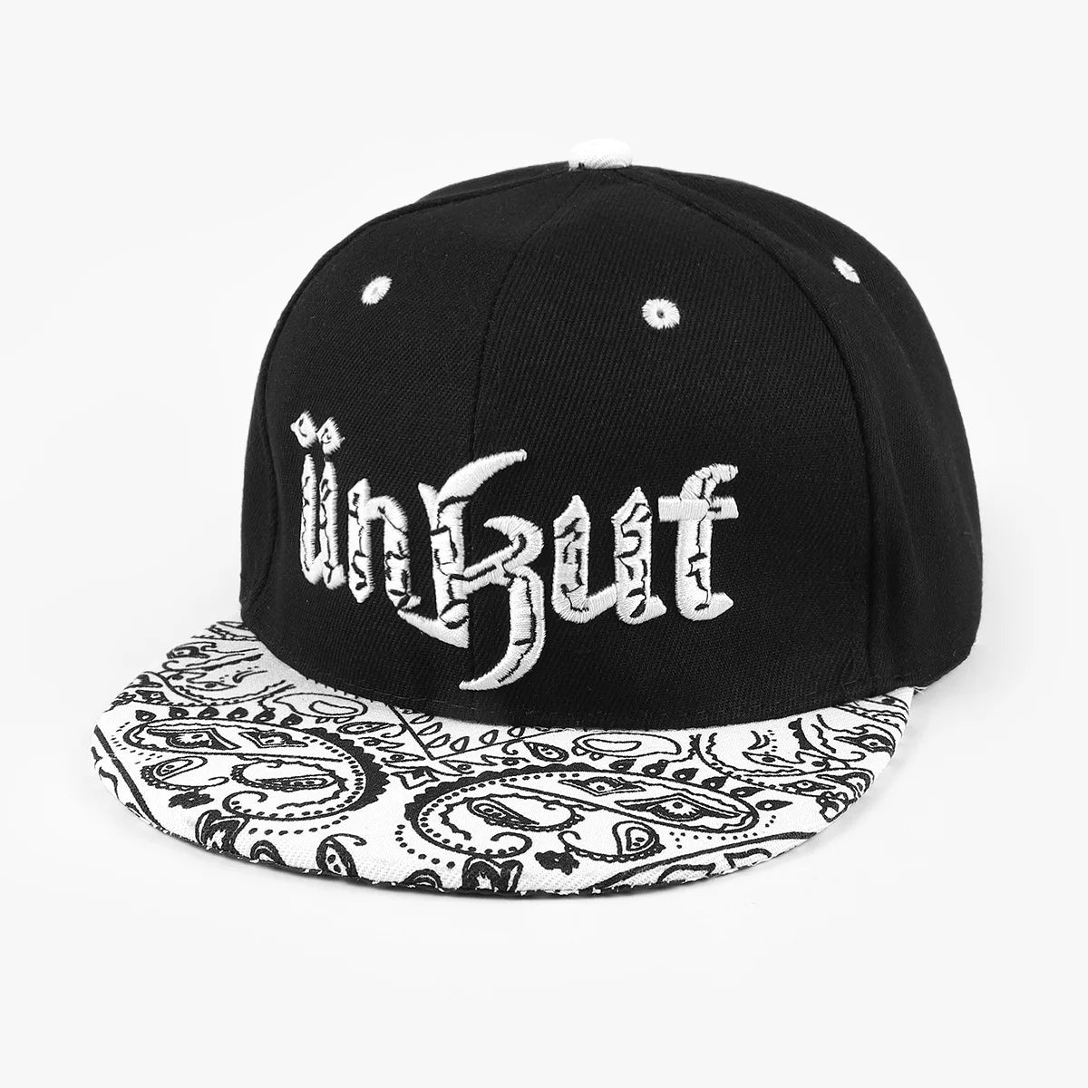 Embroidered Hip-Hop Baseball Cap - Adjustable Snapback Hat for Outdoor & Casual Wear