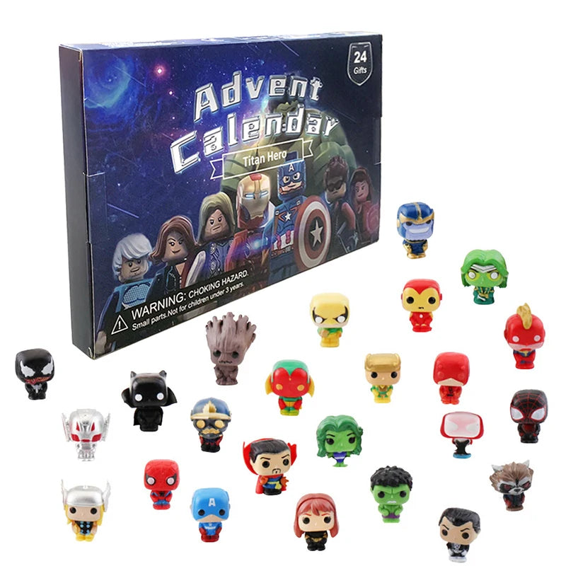 Marvel Advent Calendar 24pcs – Mini Superhero Figures