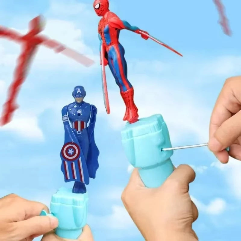 Flying Superhero Toy – Spiderman Iron Man