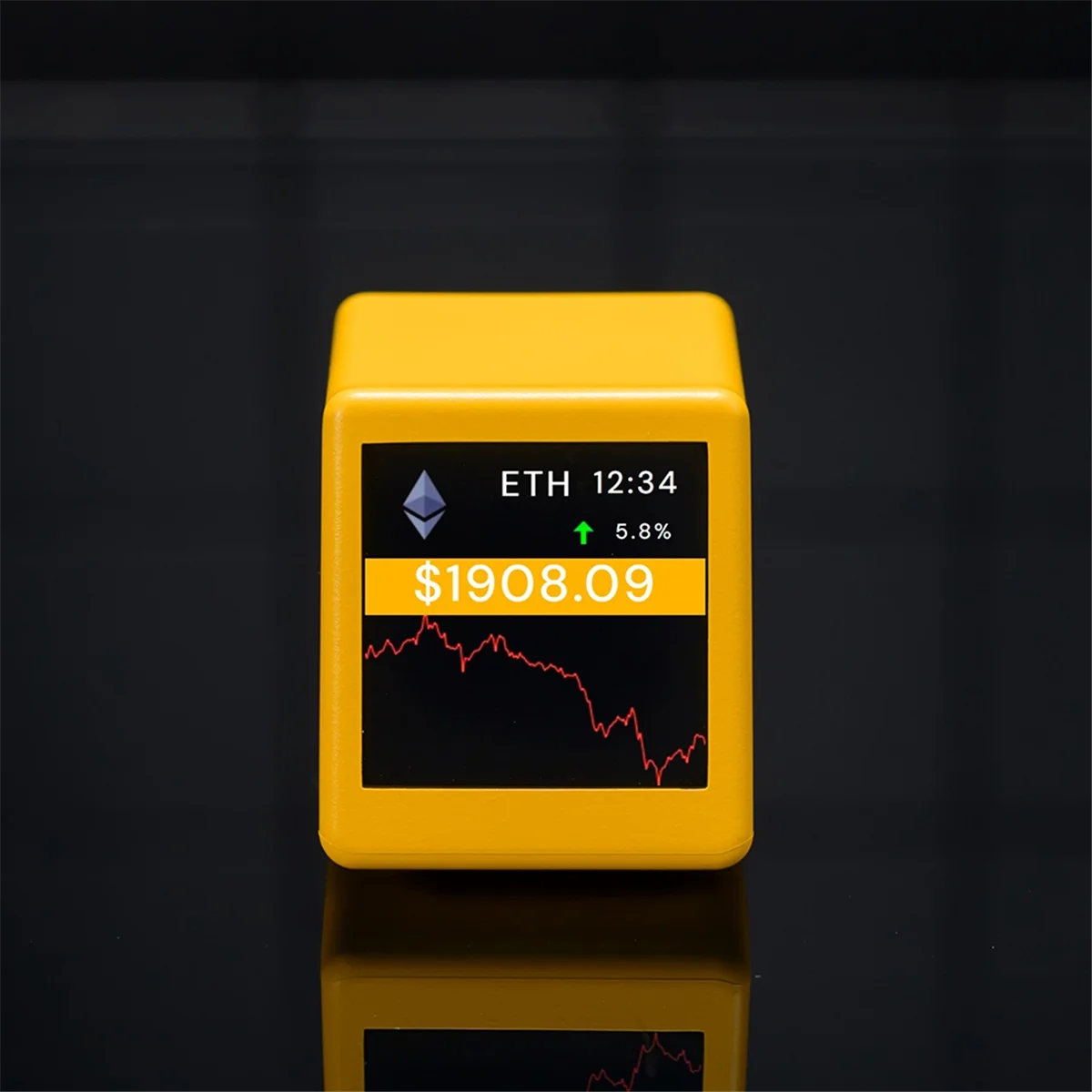 WiFi Crypto Price Tracker Display - Real-Time Monitor for 300+ Cryptocurrencies