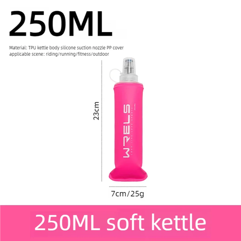 150ml Collapsible Sports Water Bottle - BPA Free Soft Flask for Running & Cycling