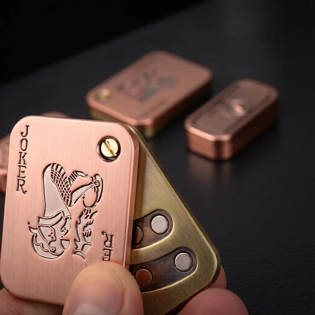 Magnetic EDC Push Slider – Metal Anti-Stress Fidget Toy for Adults