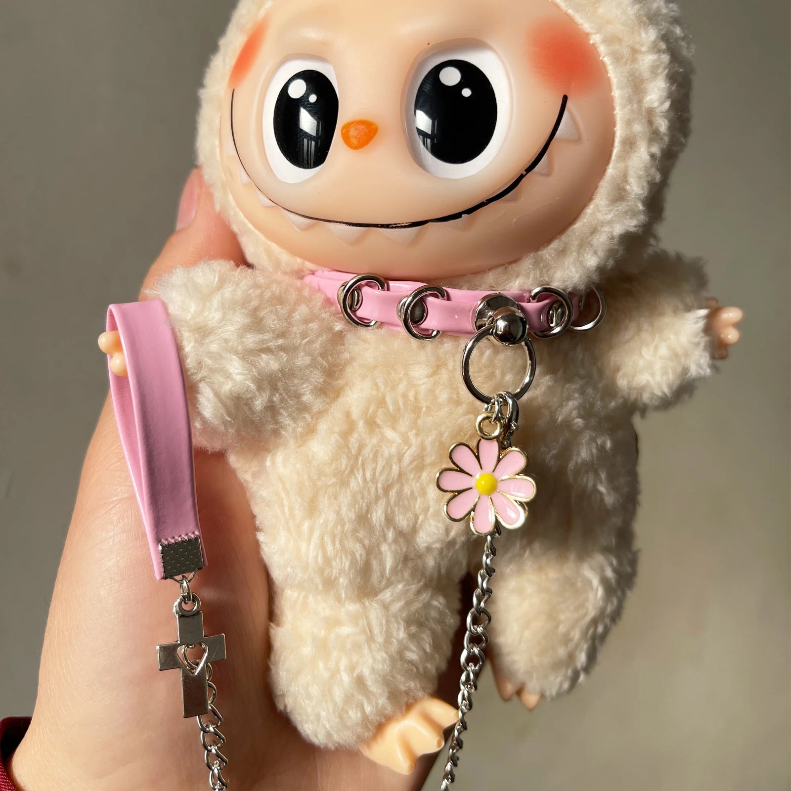 Labubu Doll Necklace – Cotton Doll Accessories
