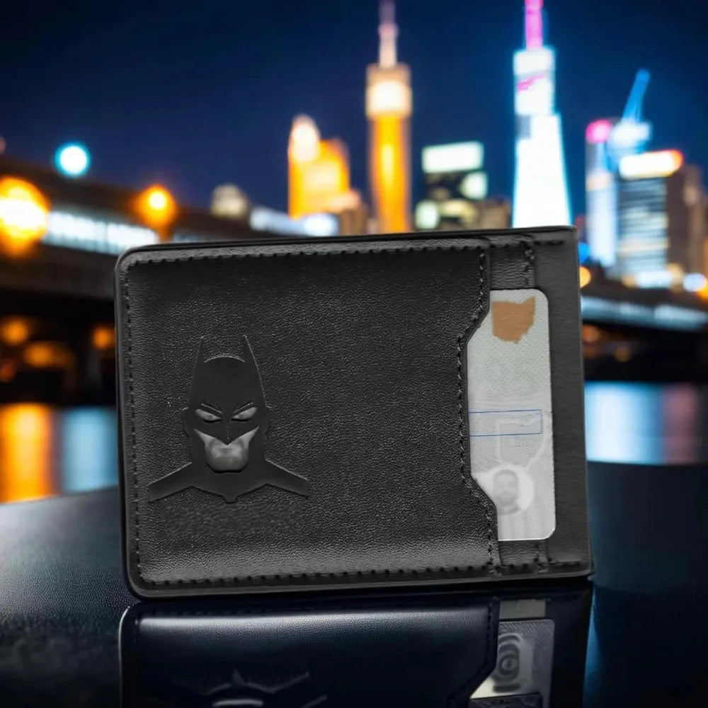 Batman ID Wallet – Slim Leather Card Case