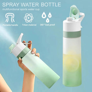 700ml Sports Water Bottle with Spray Mist - BPA Free Fitness Bottle for Gym & Outdoor