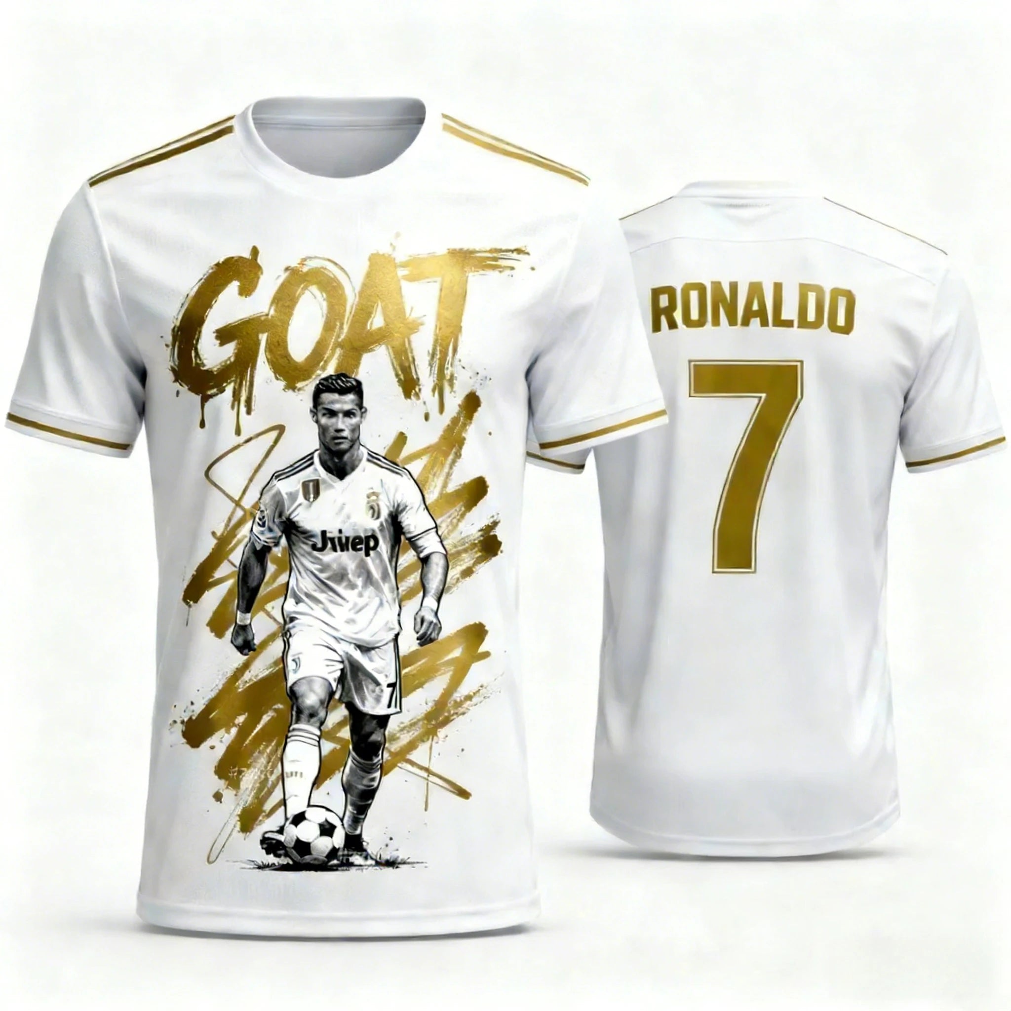 Ronaldo #7 Soccer Jersey - 3D Print Breathable Sports T-Shirt