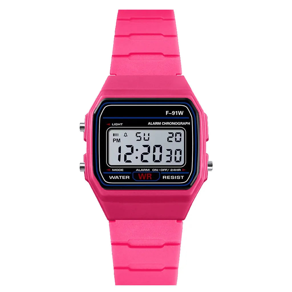Kids LED Sports Watch - Waterproof Digital Watch with Alarm for Boys & Girls