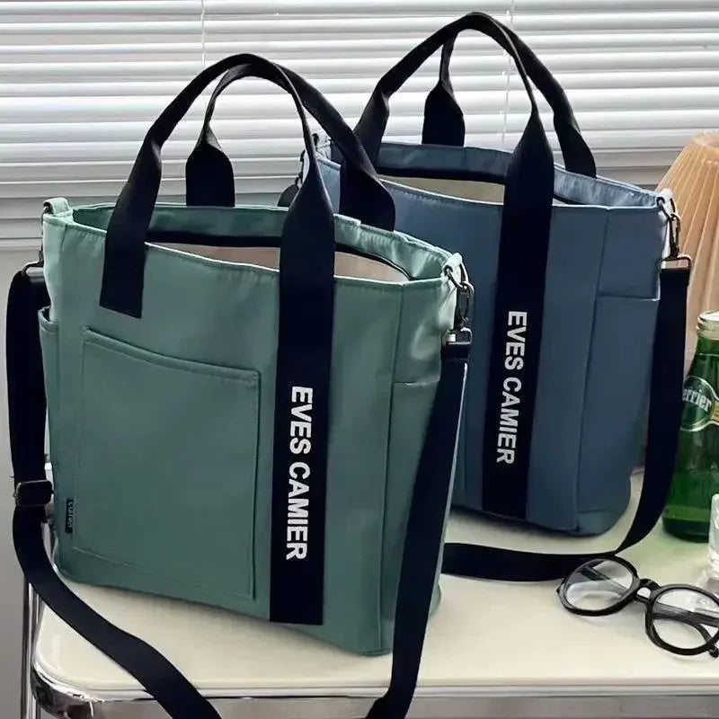 Casual Tote Bag – Large Capacity Waterproof Canvas Messenger Bag