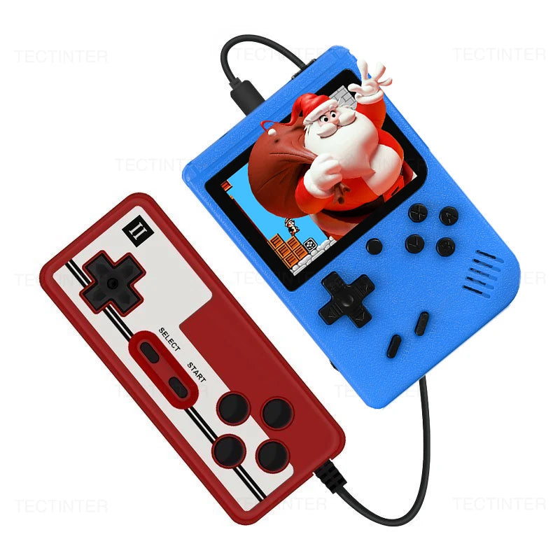 Portable Retro Mini Game Console - 8-Bit Handheld with 500 Built-In Games