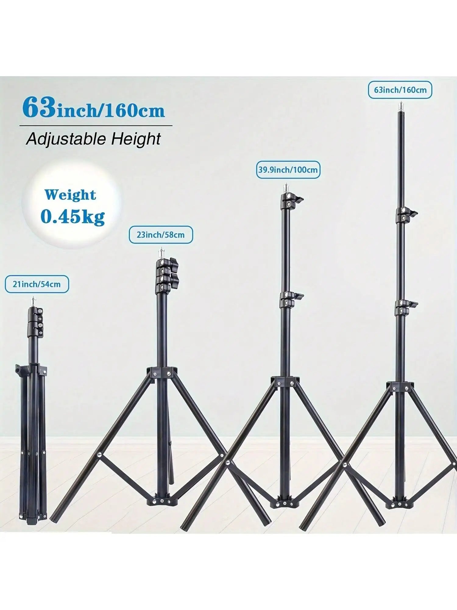 Foldable Phone Tripod with Holder – Camera Stand