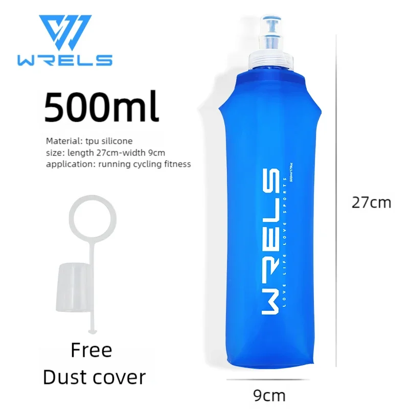 150ml Collapsible Sports Water Bottle - BPA Free Soft Flask for Running & Cycling