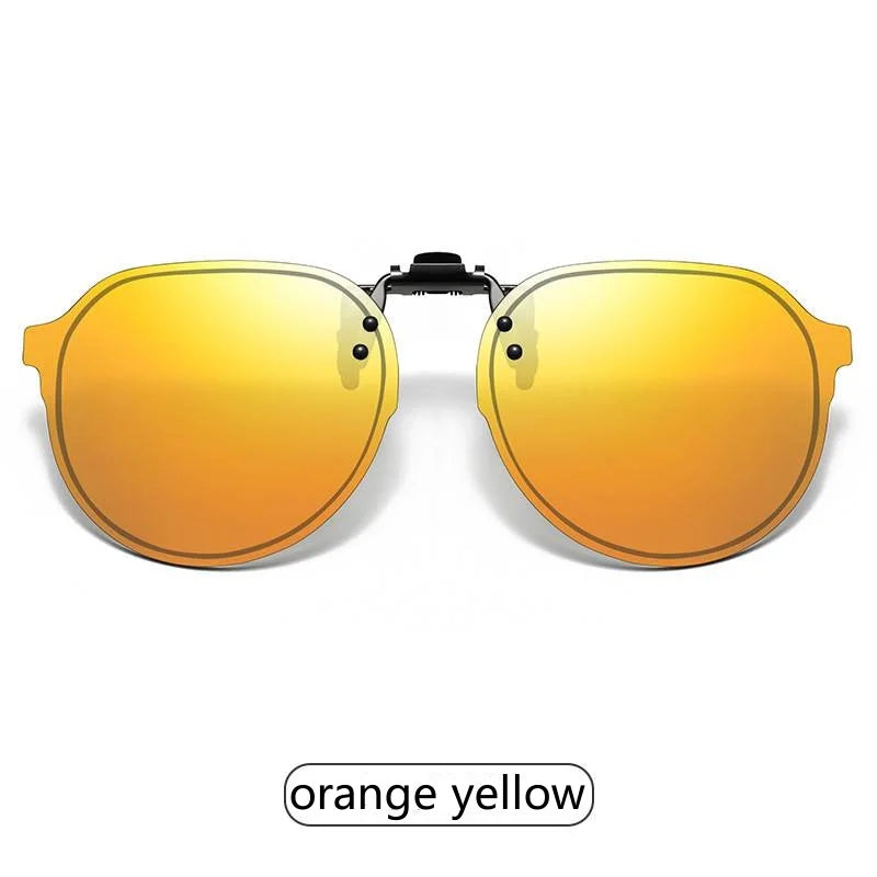 🌈 55% OFF! Color-Changing Polarized Clip-On Sunglasses - Flip-Up UV400 (Unisex)
