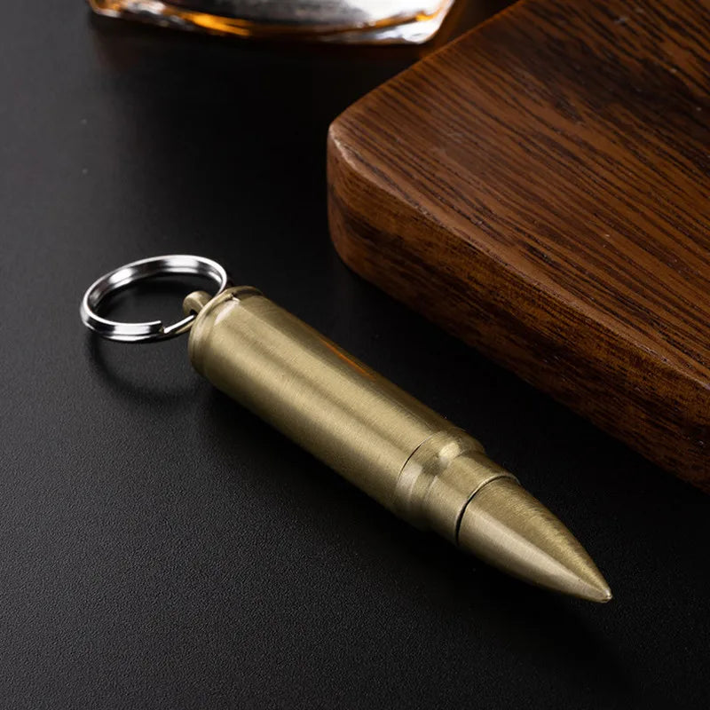 Permanent Match Lighter with Bottle Opener – Refillable Metal Keychain Lighter for Camping & EDC