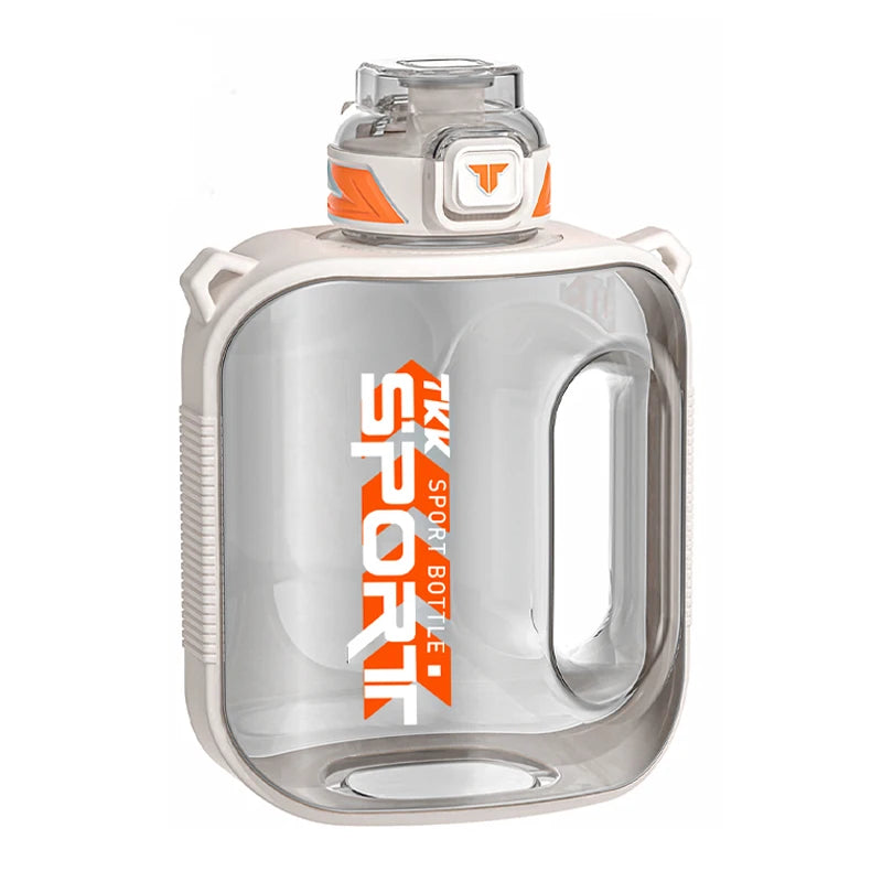 Premium TRITAN Water Bottle 2L - Large Gym Fitness Jug