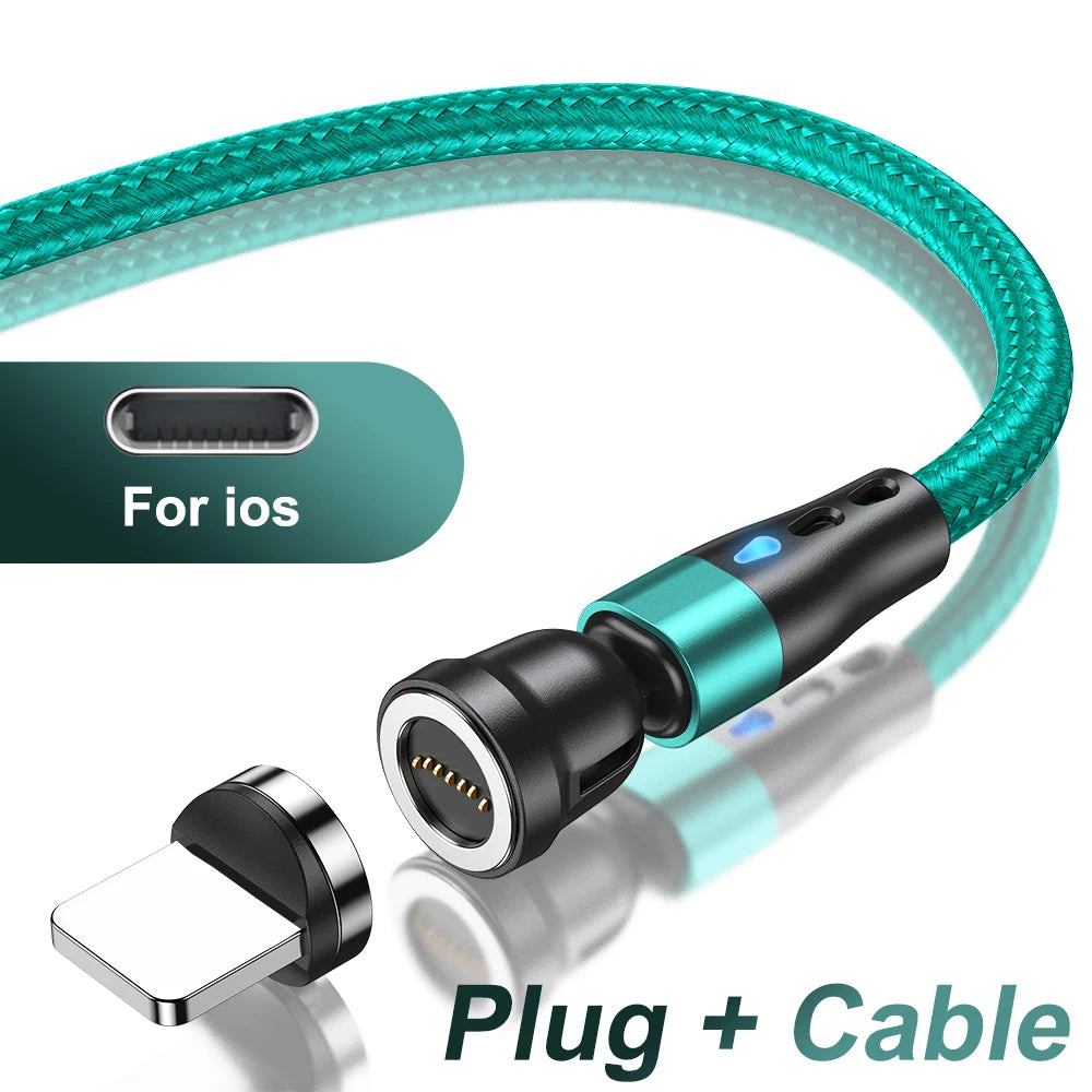 AUFU 7Pin 5A Magnetic Type-C Fast Charging Cable
