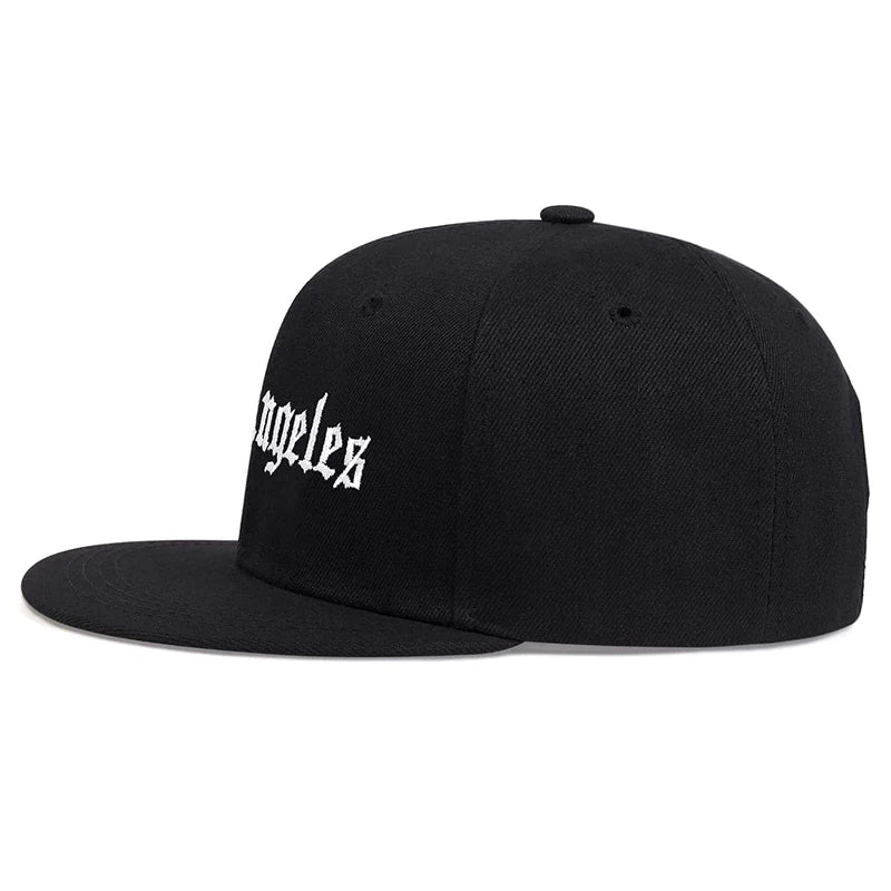 Los Angeles Basketball Cap - Cotton Hip-Hop Snapback Hat for Outdoor & Casual Wear