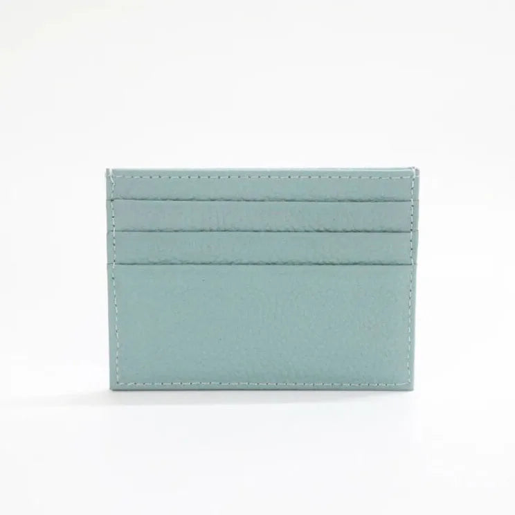 Custom Logo Leather Card Holder – Slim Wallet