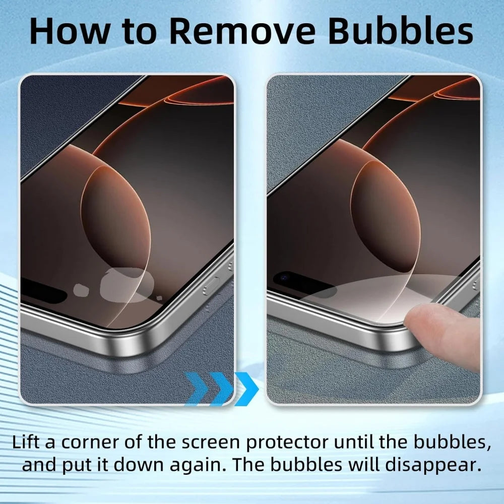 HD Tempered Glass Screen Protector for iPhone 11–17